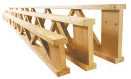 Photograph of Open Joist frames.